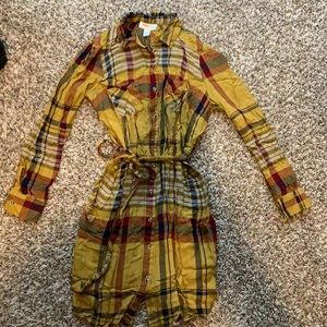 Motherhood Maternity Plaid Fall Dress